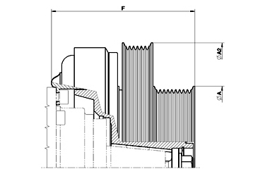 Elektromagnetkupplung La16.0286Y 10PK