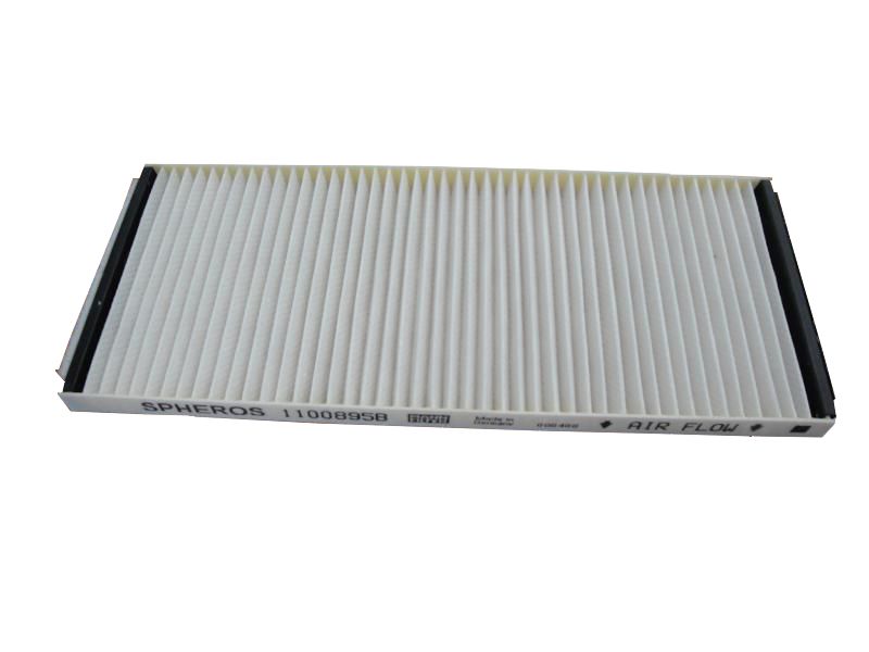 Filtre d'habitacle sous le pont 277 x 117 x 13 mm
