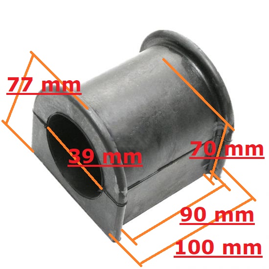 Cuscinetto in gomma per stabilizzatore anteriore HESS