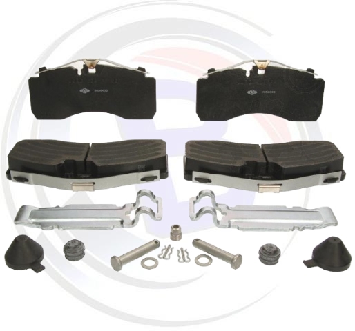 Set di pastiglie freno per D:377mm v., hi. 