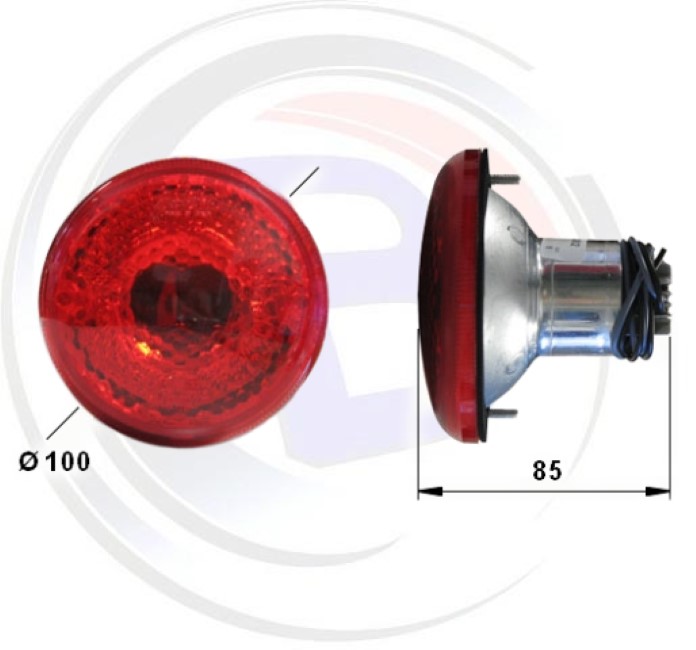 Nebelschlussleuchte D:100mm ARCOL