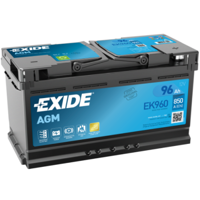 Batterie de démarrage AGM 12V 96AH