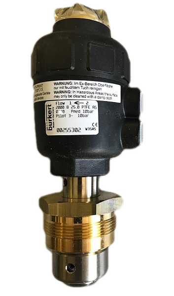 Vanne de commande à piston Bürkert