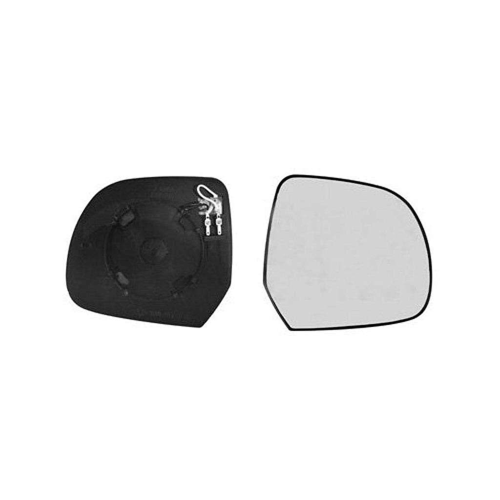 Mirror glass, exterior mirror