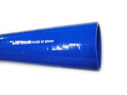 Silikonschlauch Blau gerade D: 60mm x 1000mm